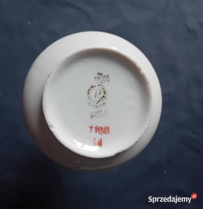 Wazonik Bączek Zakład Porcelitu Chodzież lata wielkopolskie Koźminek