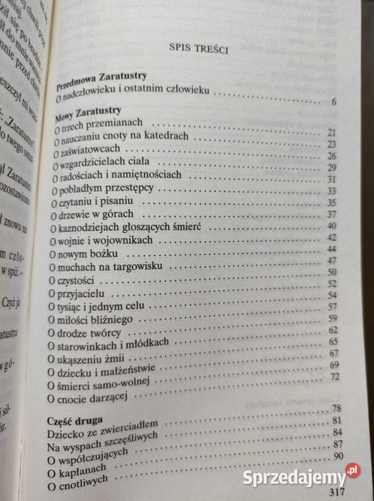 To rzekł Zaratustra Friedrich Nietzsche świętokrzyskie Kielce