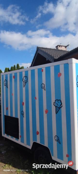 Przyczepa gastronomiczna lody granitor Gastronomiczne
