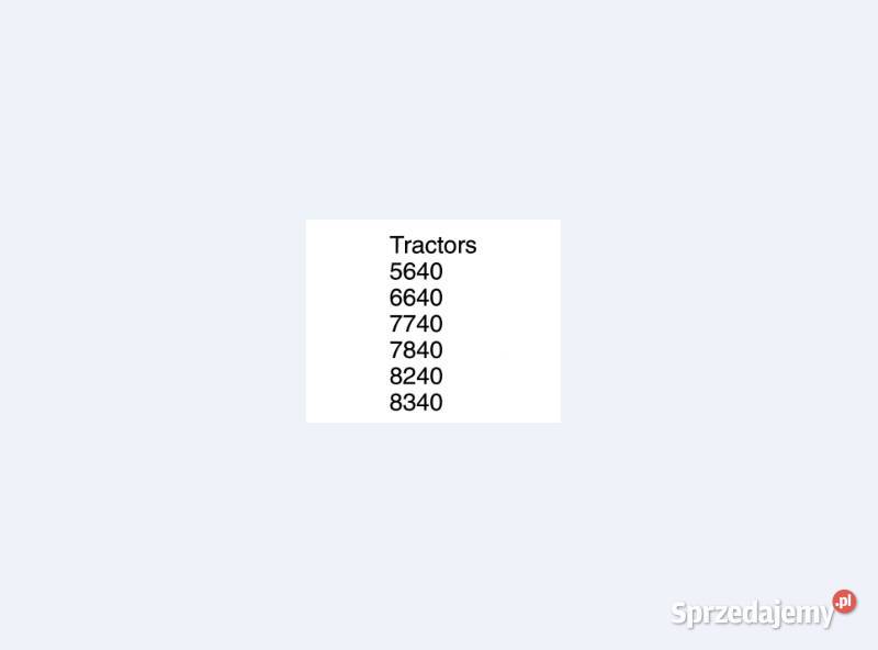 HOLLAND 5640 6640 7740 7840 8240 8340 katalog Kielce