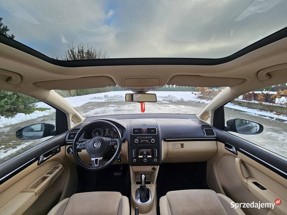 Vw touran 170 xenon led panoramadach dsg 177000km Koźmin Wielkopolski
