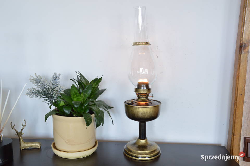 stara metalowa LAMPA NAFTOWA b stara Ditmar śląskie