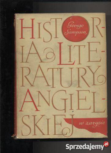 Historia literatury angielskiej w zarysie zachodniopomorskie Szczecin