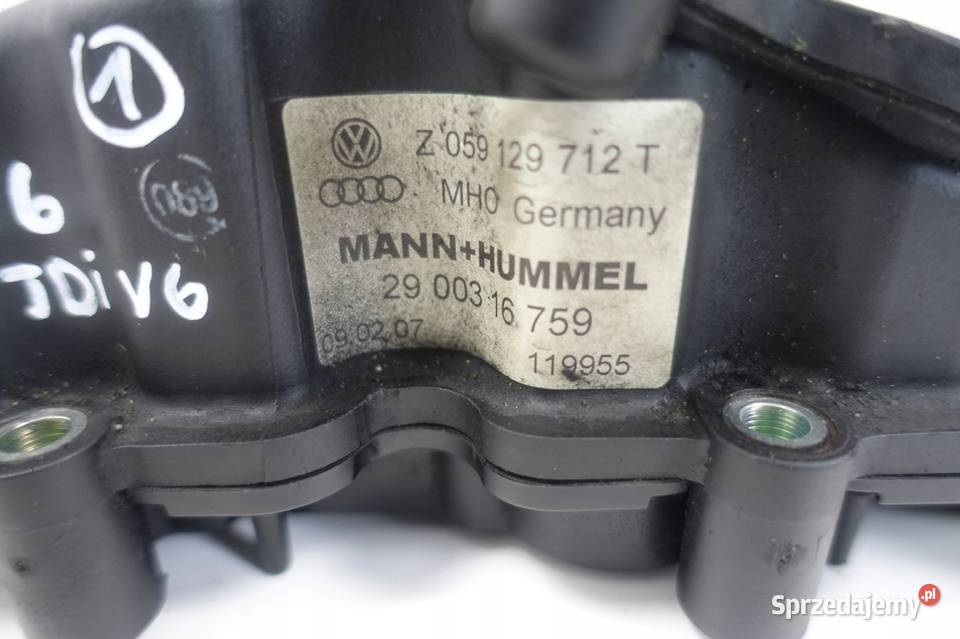 Audi A6 C6 30 TDI KOLEKTOR KLAPY 059129712T osobowe lubelskie Rudka sprzedam