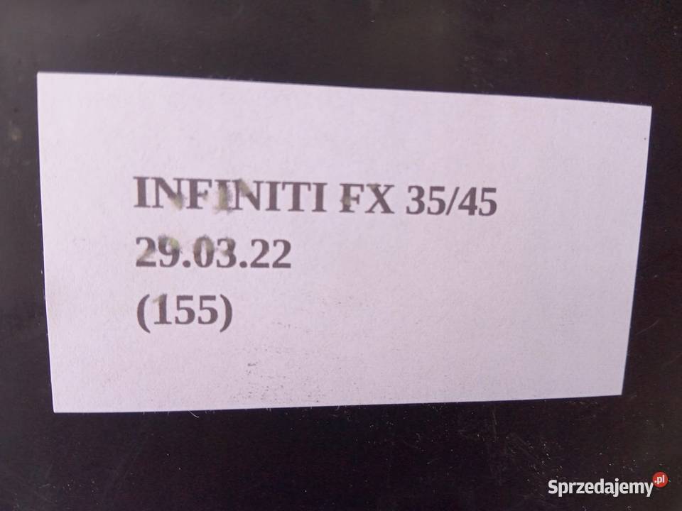 PRZEPŁYWOMIERZ INFINITI QX70 FX37 37 Silniki i osprzęt Nowy Tomyśl
