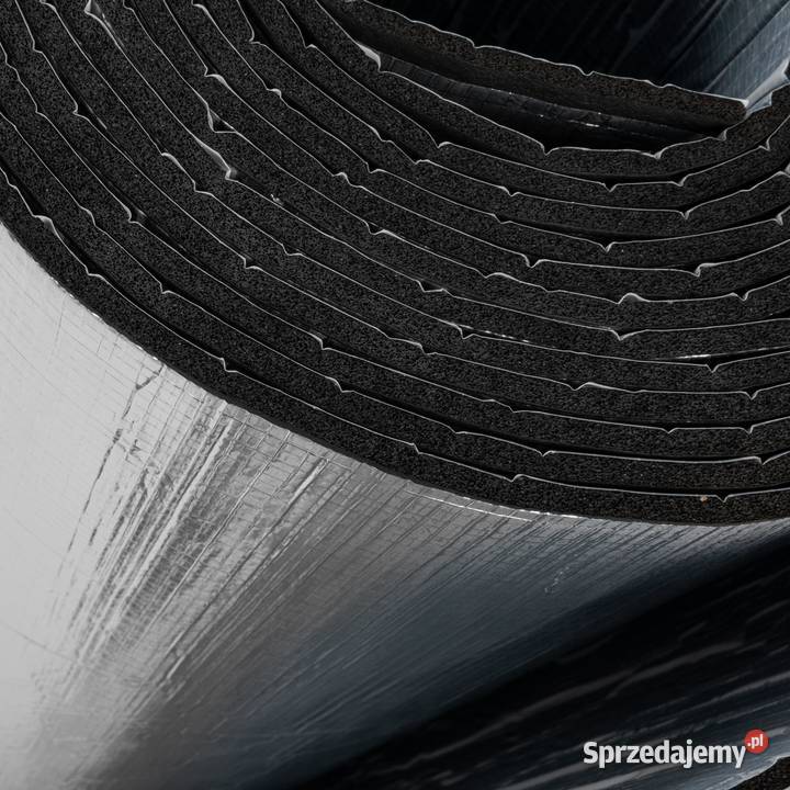 Mata pianka gumowa termoizolacyjna z aluminium Łąki