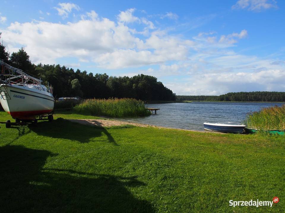 Budowlana z mediami na szlaku Jezioro Jagodne Jagodne Wielkie