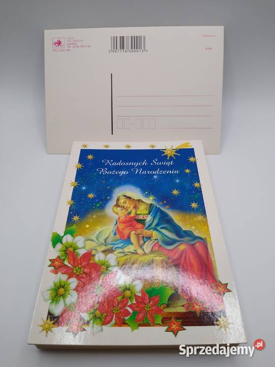Kartka świąteczna Boże Narodzenie zestaw 11 Pan Gdańsk