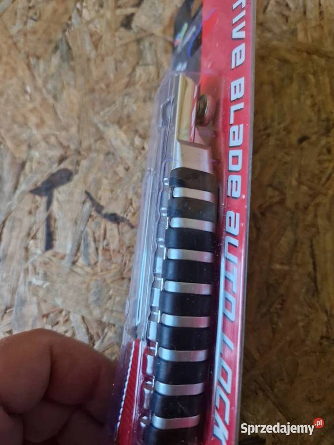 Nożyk do tapet aluminiowy ostrze łamane 18mm Głogowa