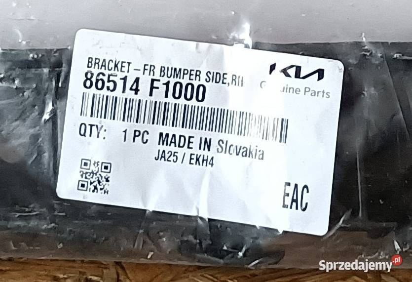 KIA SPORTAGE IV ŚLIZG MOCOWANIE ZDERZAKA PRAWY Pleszew