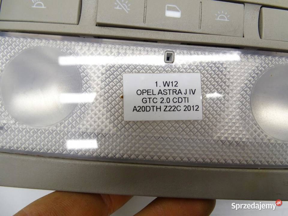 LAMPKA PODSUFITKI OŚWIETLENIE KABINY OPEL ASTRA Oświetlenie kabiny