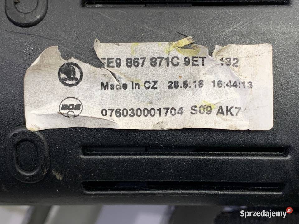 ROLETA BAGAŻNIKA SKODA OCTAVIA III Kombi sprzedam