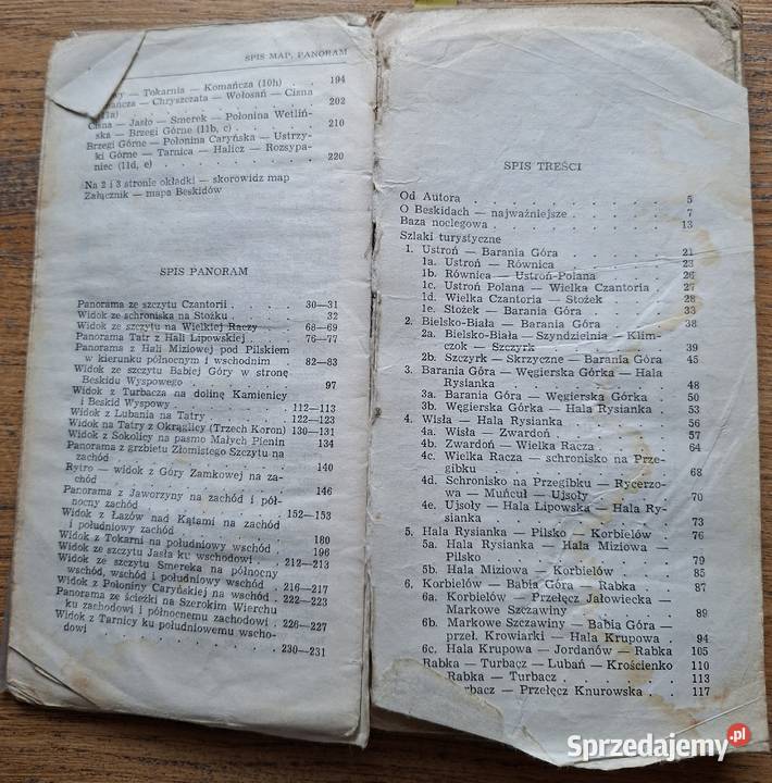 BIESZCZADY 125 000 mapy turystyczne 4 w etui Kraków