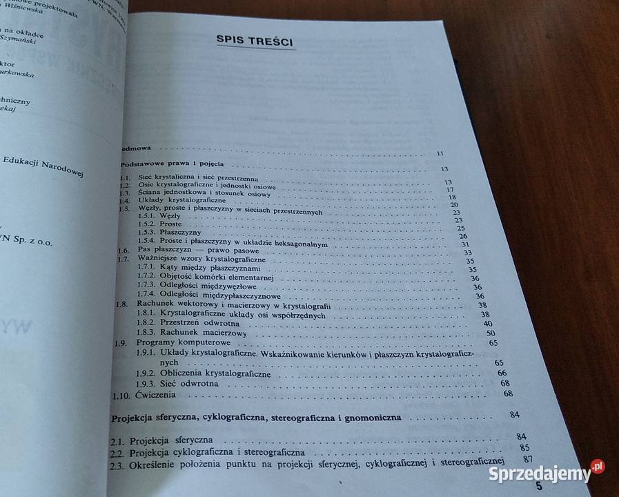 Krystalografia podręcznik wspomagany Bojarski ISBN 8301119586 Gdańsk