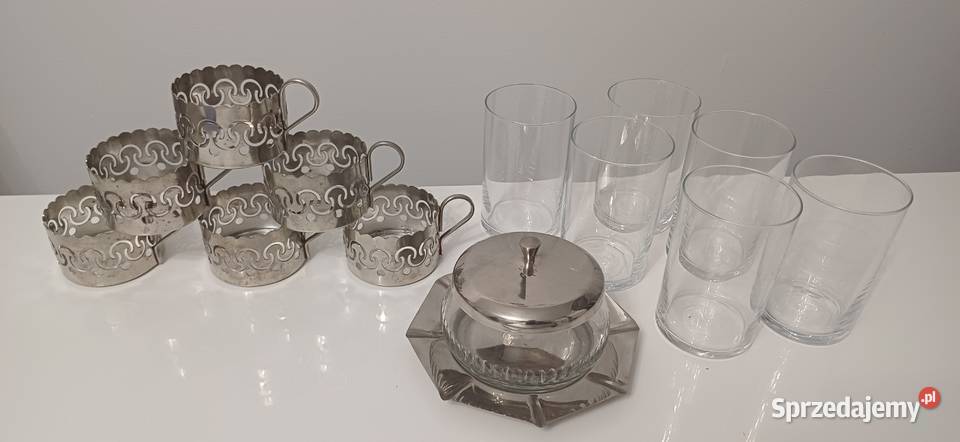 Koszyczki na szklanki i cukiernica 1 Pozostałe Warszawa