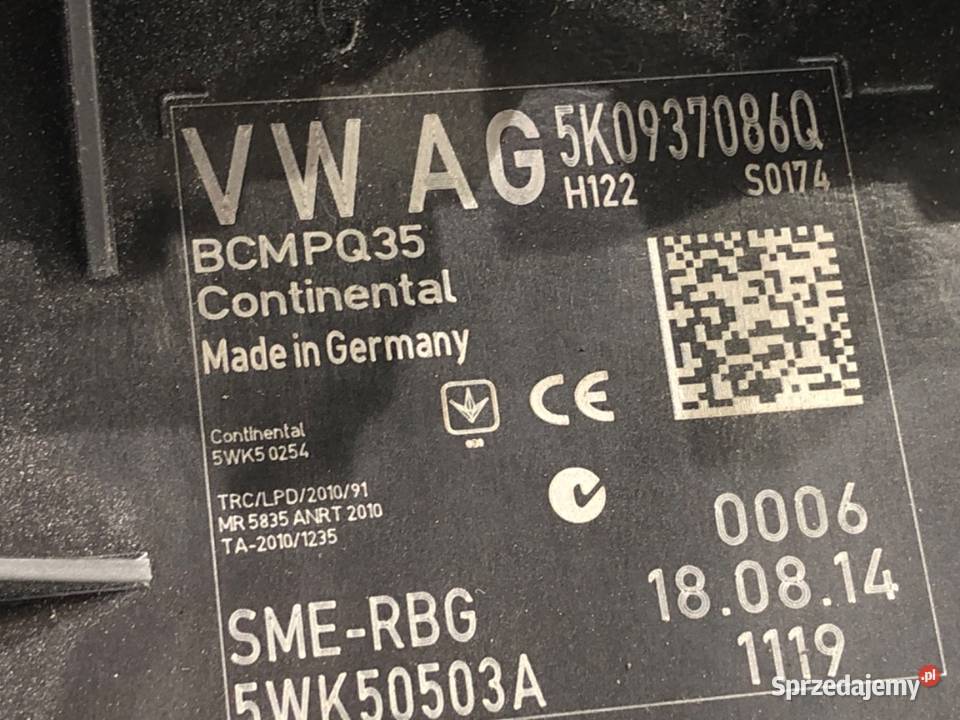 MODUŁ KOMFORTU SEAT ALHAMBRA II 5K0937086Q osobowe podkarpackie sprzedam