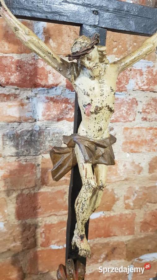 Krucyfiks Jezus Madonna rzeźba barokowa Lwów Orneta