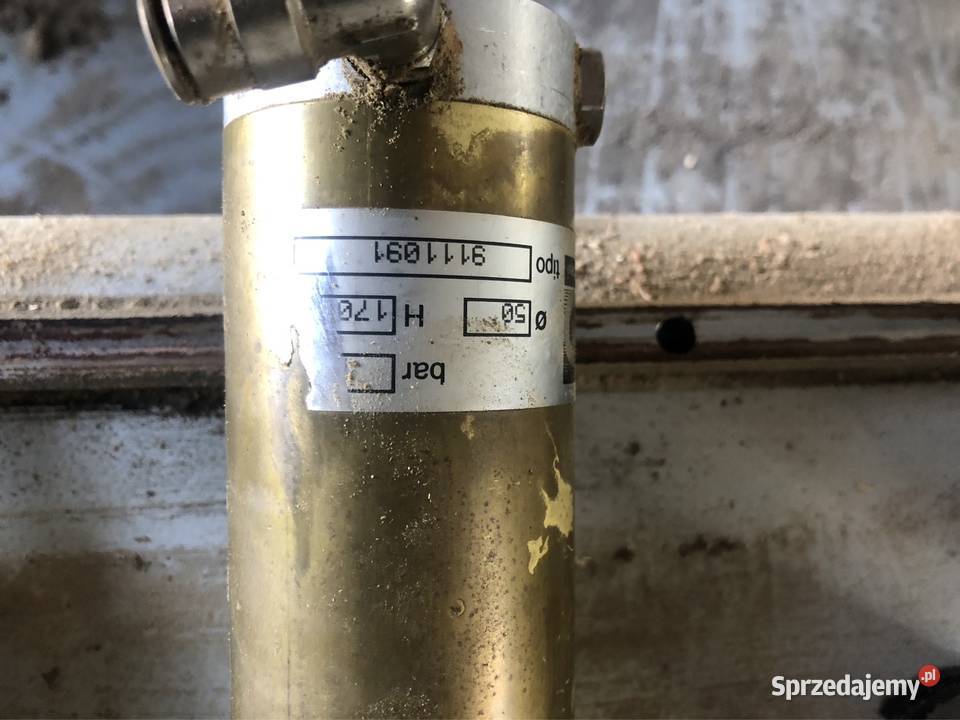 Siłowniki pneumatyczne skok 170mm fi 50mm skok Nowe Brzesko sprzedam
