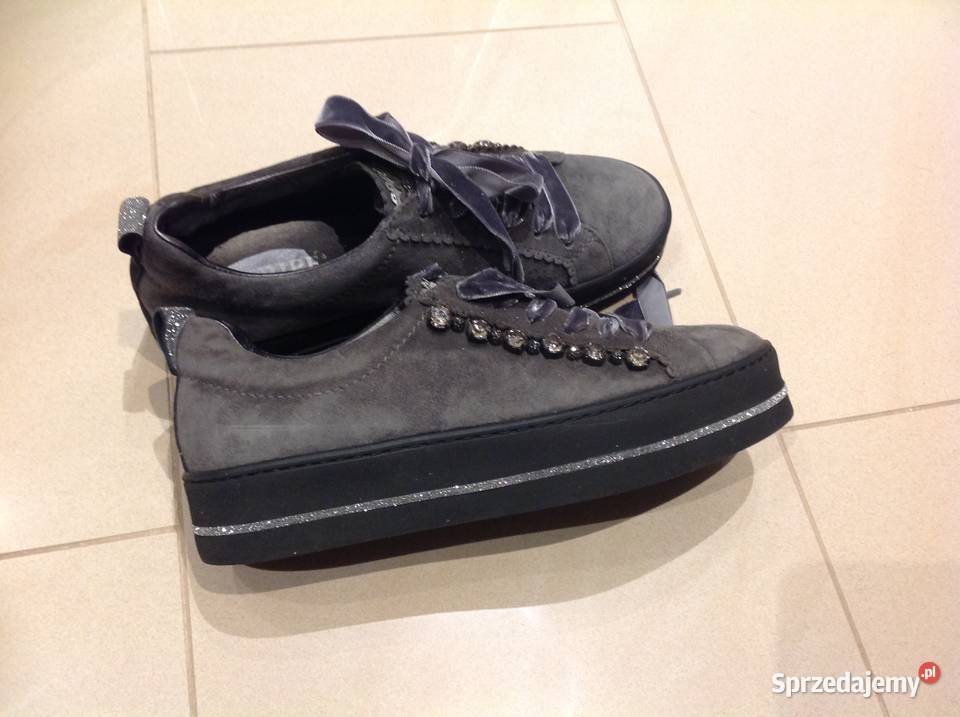 Sneakersy Buty Skórzane Damskie MARIP r 38 j Półbuty Nowa Sól