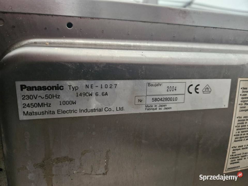 Mikrofalówka Panasonic NE1027 wielkopolskie Krotoszyn
