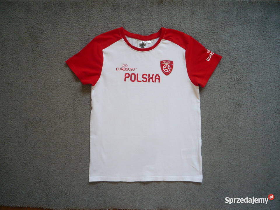 Koszulka kibica 134 Polska biało czerwoni biały Szczecin sprzedam