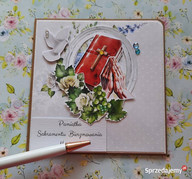 Kartka na Bierzmowanie personalizowana