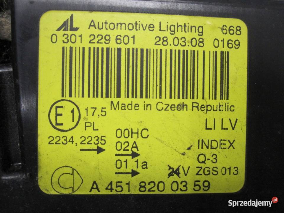 SMART FORTWO COUPE I 08r lampa lewa przód Kielce sprzedam