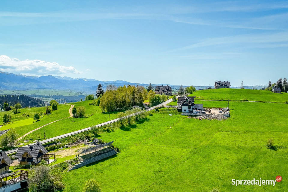 Działka inwestycyjna z widokiem na Tatry Gliczarów Górny