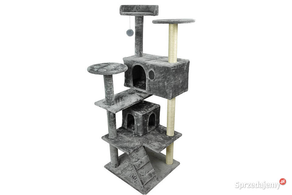Drapak słupek kota Beżowy legowisko wieża Cieśle