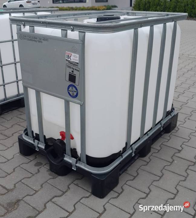 Kontener IBC 600L UŻYWANY PALETA PLASTIKOWA Walichnowy