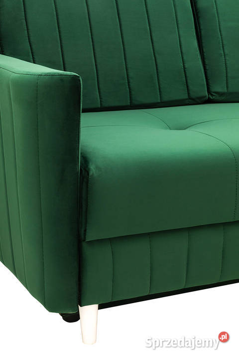 Kanapa Tapicerowana Zielona USZAK Dynów