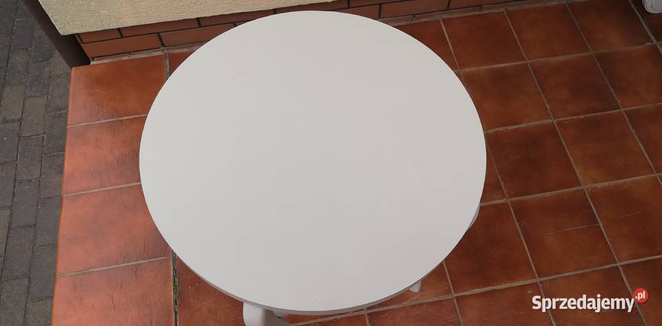 Stolik kawowy okolicznościowy stylowy beżowy Garwolin