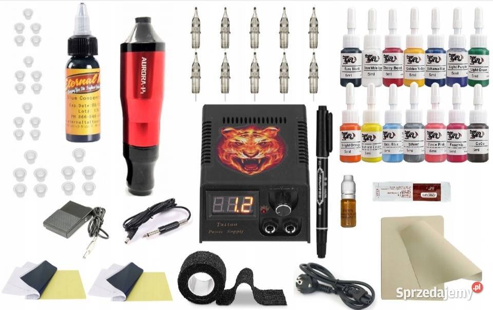Zestaw do tatuazu pen nowy nieuzywany bezpieczny Banino