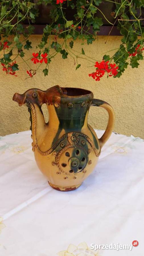 Duży dzban z kamionki lubelskie Biała Podlaska