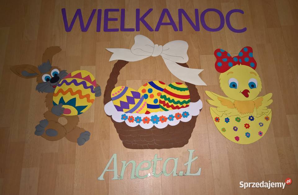 Dekoracje na Wielkanoc z brystolu 504 102 444 Garwolin