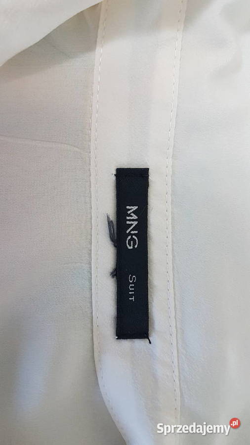 Damska elegancka bluzkakoszula ecri długim Chrzanów