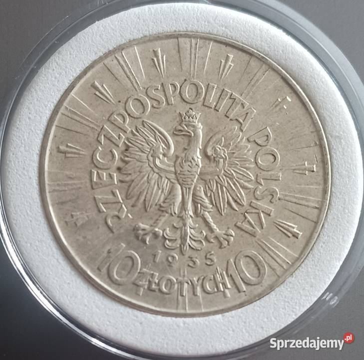 10 J Piłsudski 1935 r 2 Piękne i oryginalne Konin