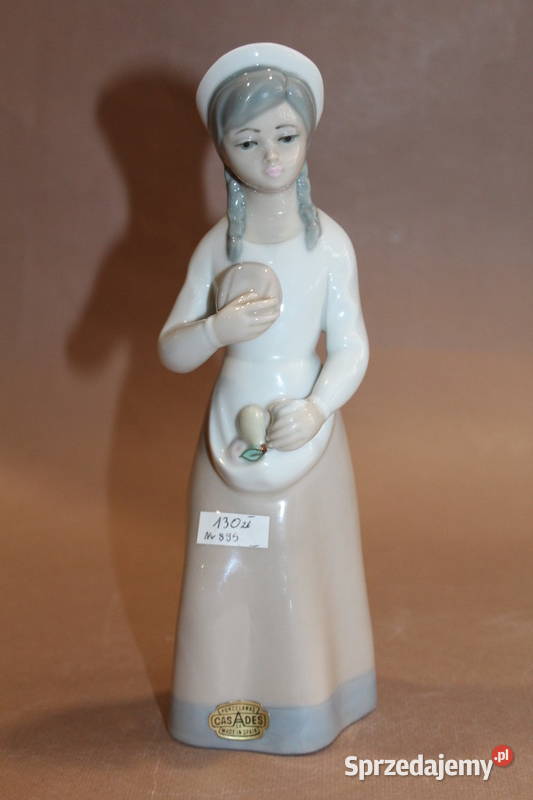 Figurka kobiety z gruszkami Casades 895 Porcelana i szkło Szczecin