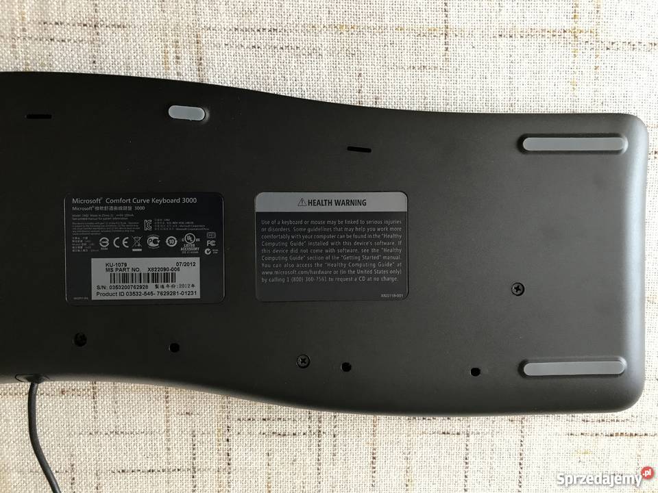 Microsoft Comfort Curve Keyboard 3000 przewodowa Kraków sprzedam