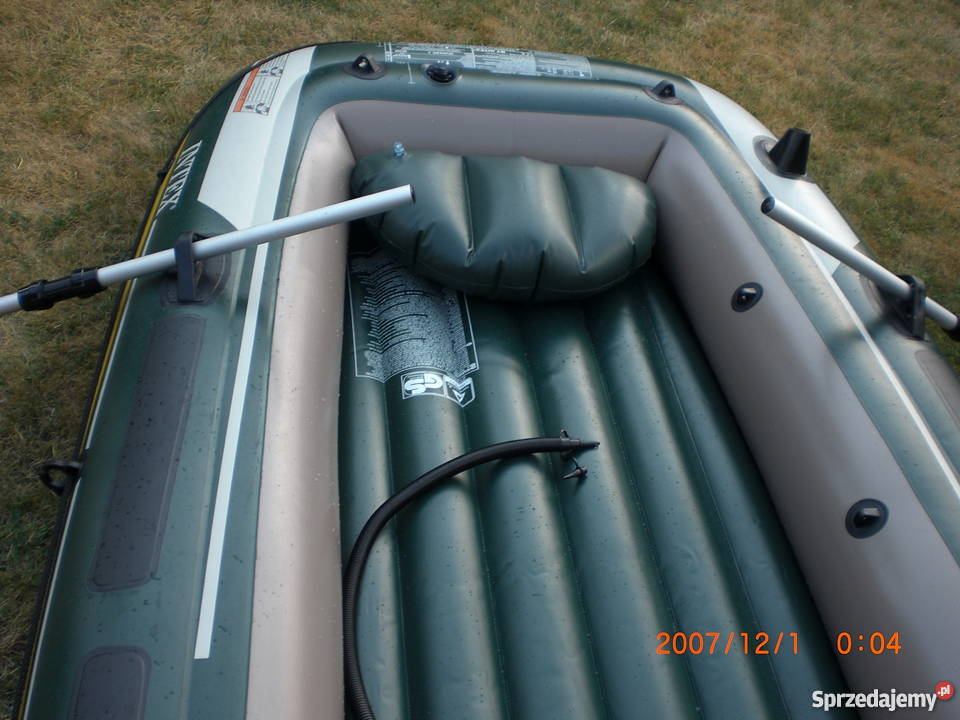 ponton dmuchany Seahawk 4 cztero osobowy Pływanie Koronowo