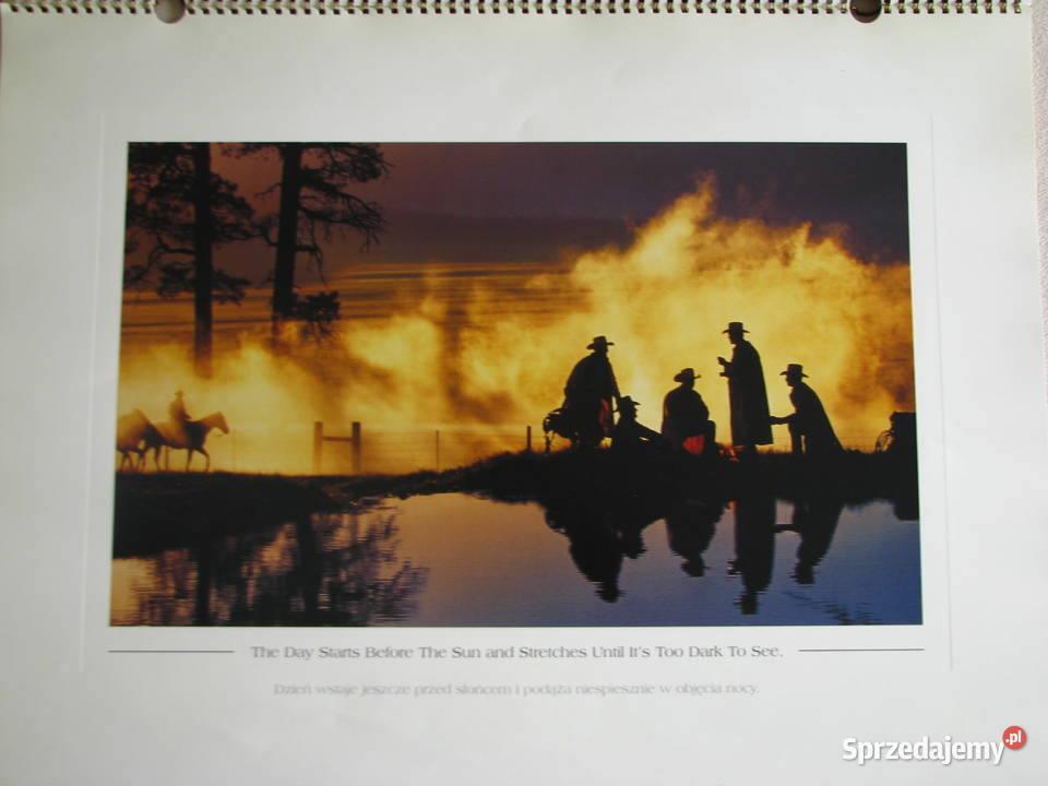 Kalendarz Marlboro Country 2001 r Kultura i Rozrywka Brzegi