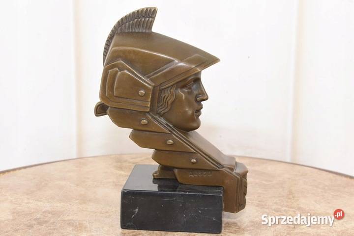 Głowa Minervy Minerva MAscot Figura z Brązu Kraków