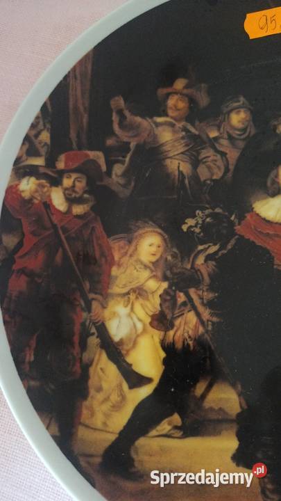 Patera z motywem z obrazu Rembrandta Selltman Gdańsk