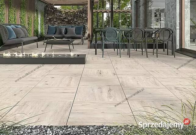 Drewnopodobne płytki tarasowe 2 60x60 balkon sprzedam