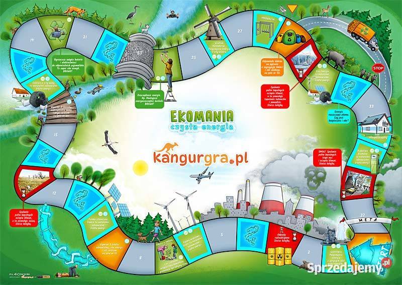 wielka EKO GRA planszowa OZE EKOMANIA czysta Opole sprzedam