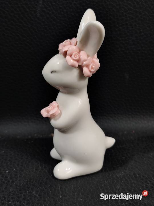 Porcelanowa figurka zajączka Poddębice