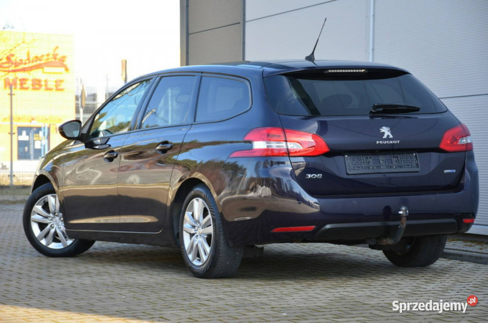 Peugeot 308 SW Opłacony 16 Blue HDI 120 Serwis autoalarm Kutno
