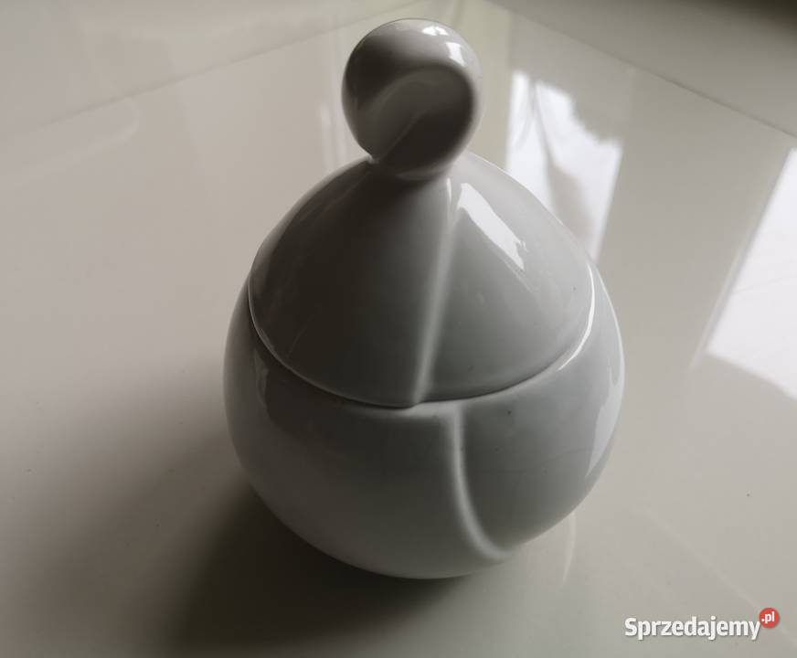 Bomboniera puzderko porcelanowa vintage Toruń