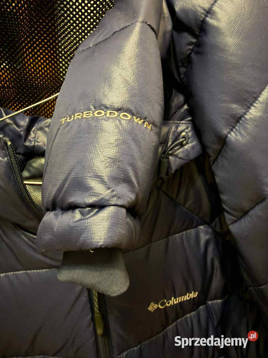 Kurtkę puchową Columbia fioletowy Kraków