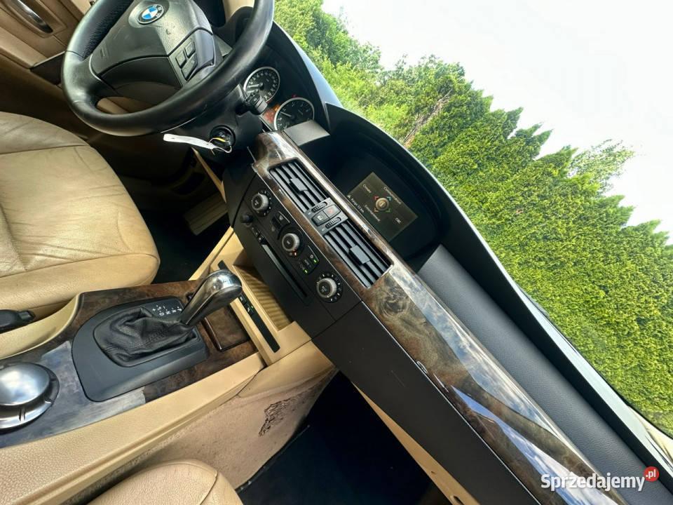 BMW 525 BMW e60 525i 25 LPG Sedan Opłacona E60 Wrocław